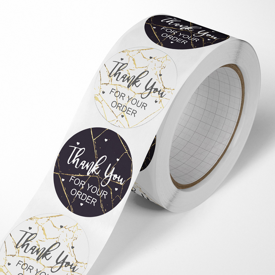 500 SZTUK / Rolka Naklejki Dzi – Sticker Label Roll recenzja i cena