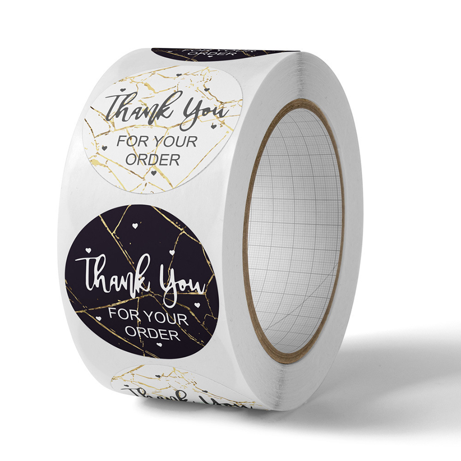 500 SZTUK / Rolka Naklejki Dzi – Sticker Label Roll recenzja i cena